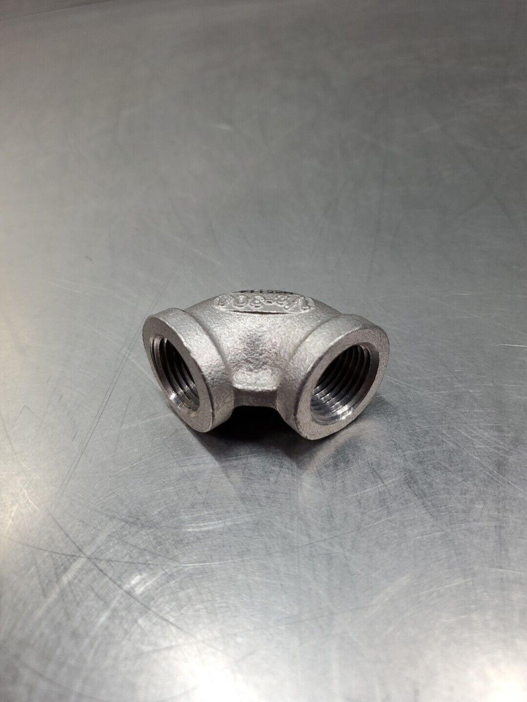 MS S-114 ½-304 (CAPP150) STAINLESS STEEL PIPE FITTING, 90 DEG. ELBOW        6E-8