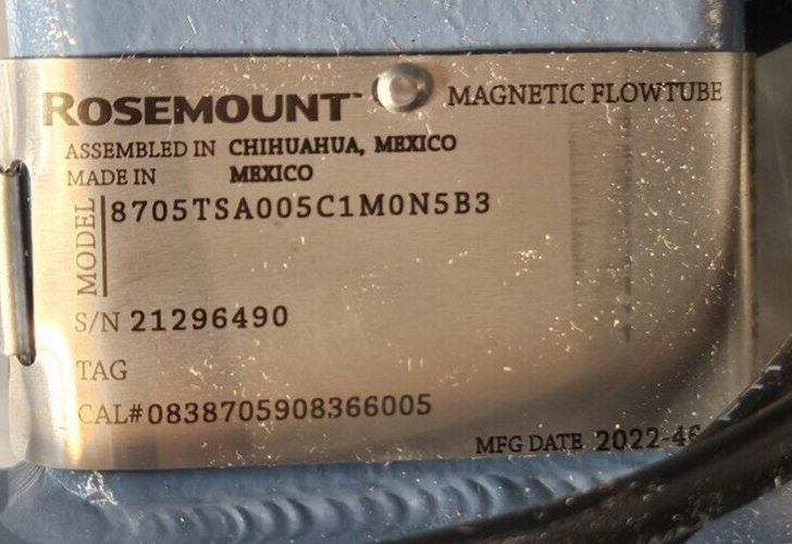 Emerson Rosemount 8732EMT1A1N5M4 Flow Transmiter     Loc6F