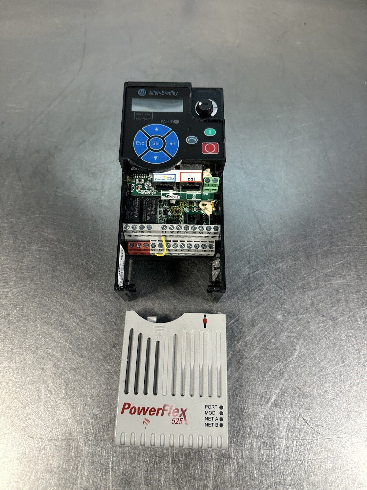 REFURBISHED 25B Allen Bradley Powerflex 525 Control Module - (BIN-1.4.4/5)