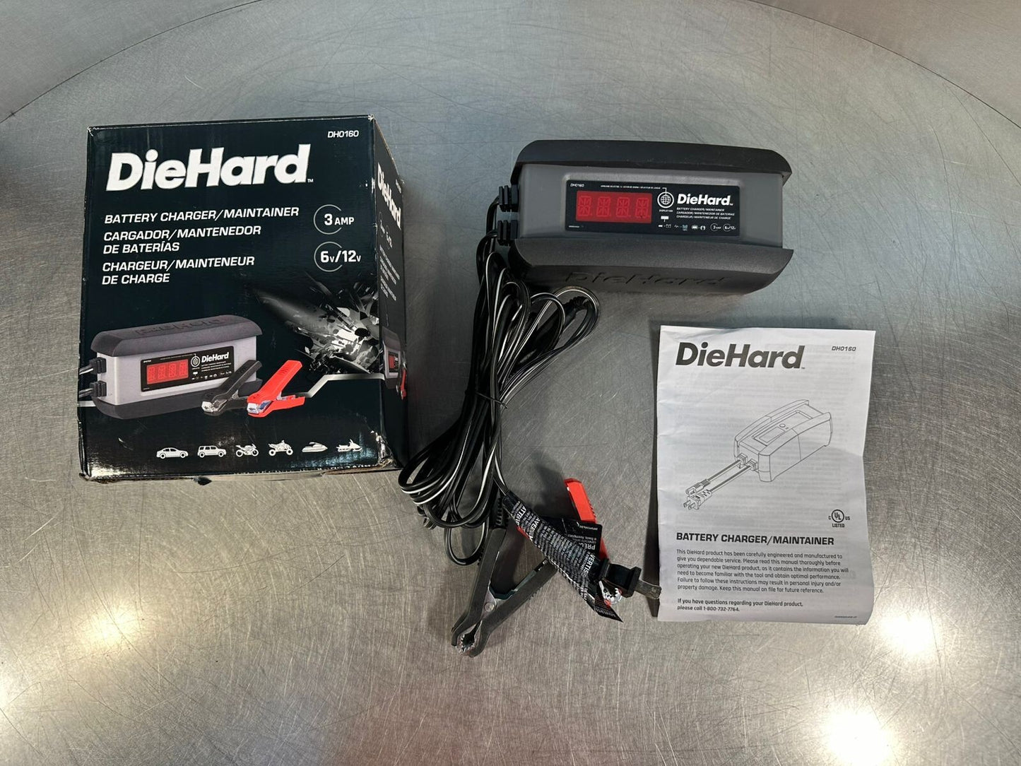 Die Hard DH0160 Batery Charger 3Amp 6v/12v  94191160          (7.5.3)