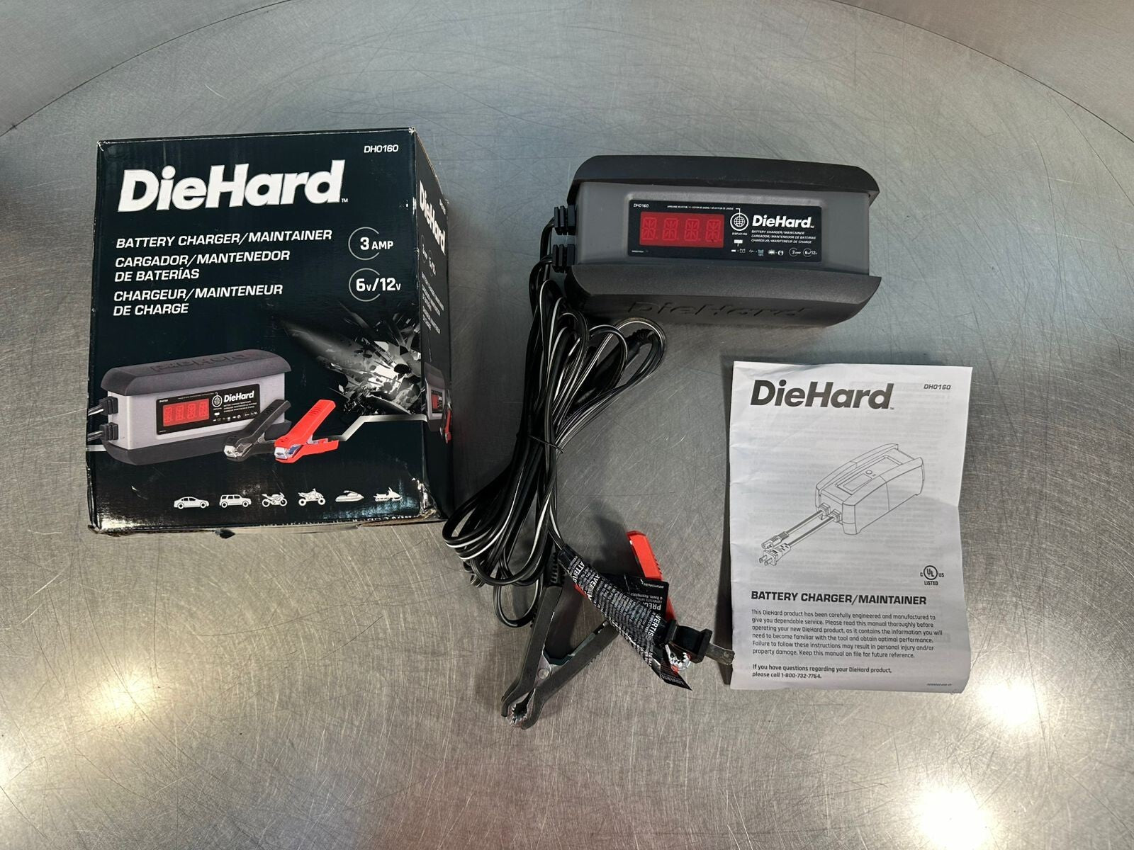 Die Hard DH0160 Batery Charger 3Amp 6v/12v  94191160          (7.5.3)
