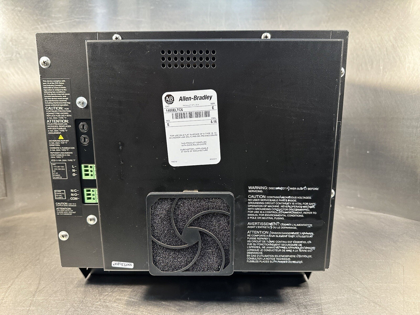 Allen Bradley PanelView 1400e 1400ELTC6 Ser E *See the description!*(BIN-2.3.5)