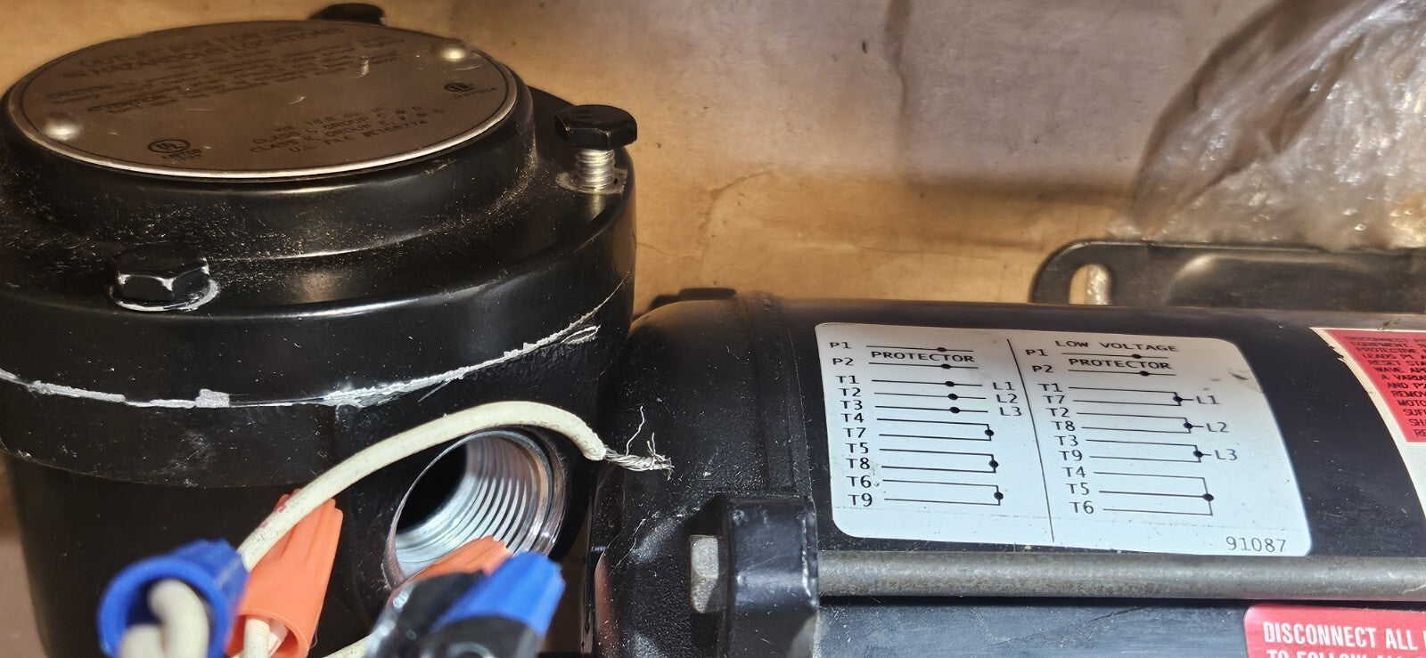 Marathon XX56H17E5303BK Electric  Motor 1/2HP  1725Rpm  230/460V        (BIN552)