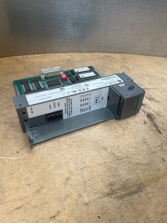 Allen-Bradley SLC 500 Black & Green Remote I/O Scanner 1747SN series B E12
