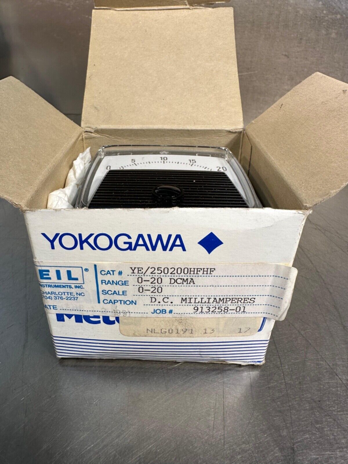 Yokogawa YE/250200 - 250200-HFHF - 250200HFHF 0-20 DCMA (6D-14)