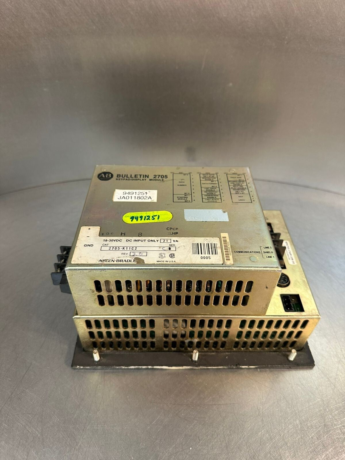 Allen-Bradley 2705-K11C2 /C Bulletin 2705 Keypad/Display Mod.   (3.4.2)