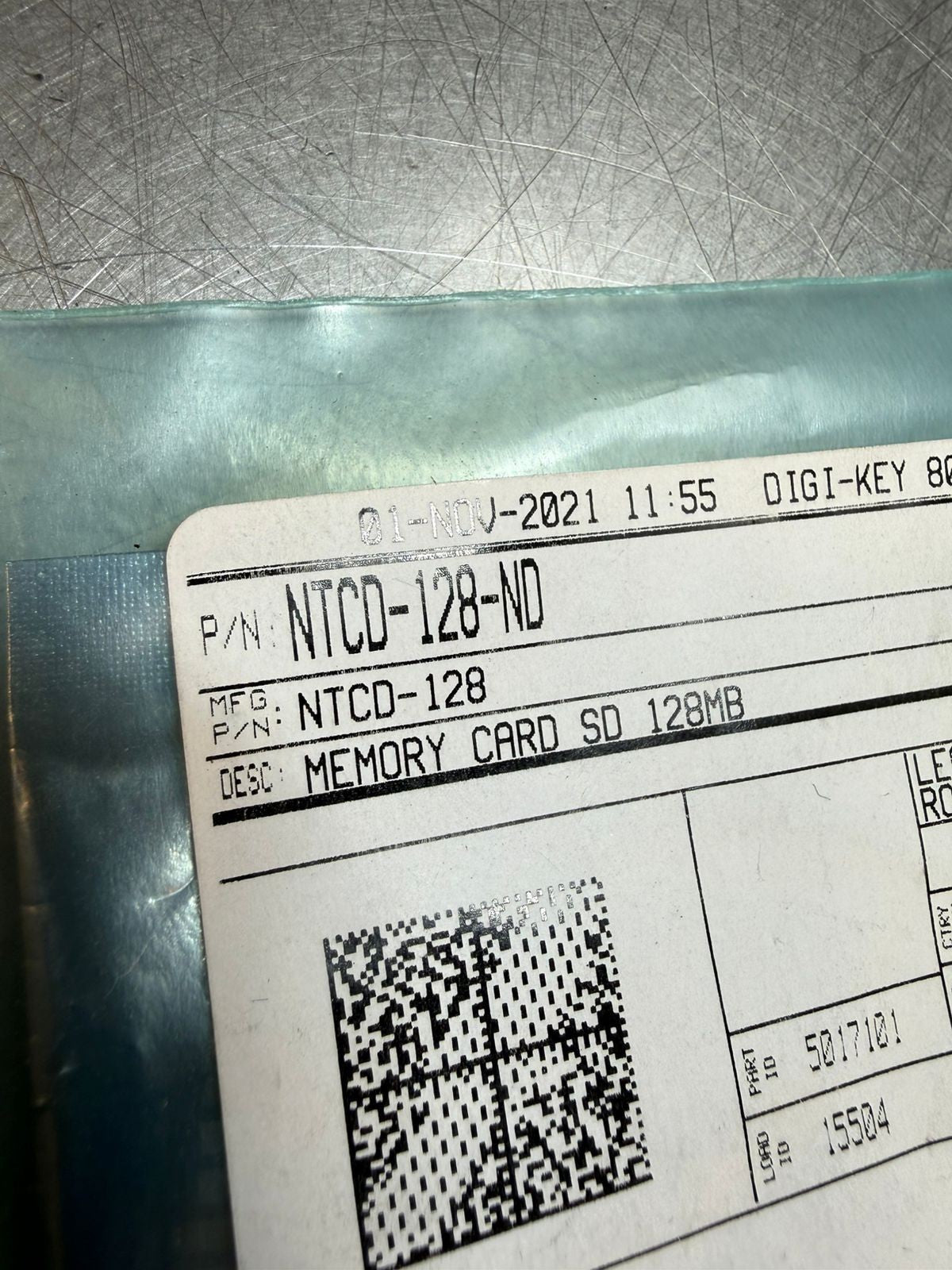 N-Tron NTCD-128 SD Card       NEW                        (7.3.2)