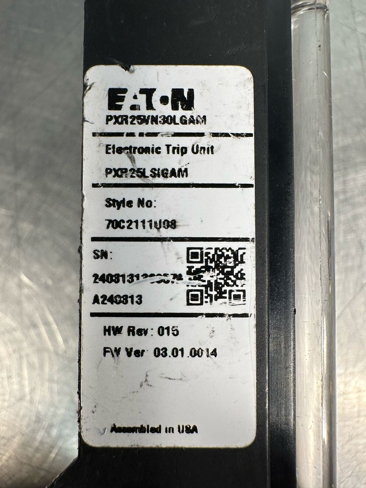 Eaton PXR25VN30LGAM Electronic Trip Unit (PXR25LSIGAM)    (7.4.5)