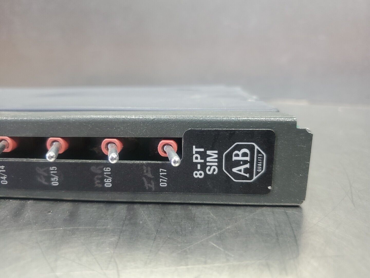 Allen-Bradley 1771-SIM 8-Point Discrete I/O Simulator Module.              3D-38