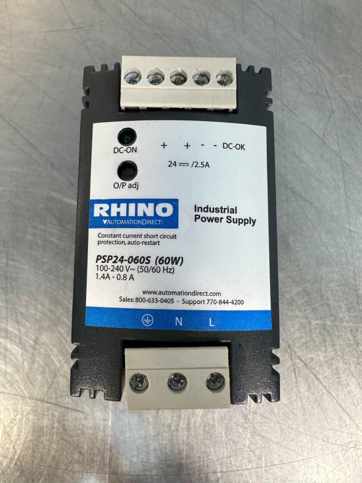 Rhino Automation Direct PSP24-060S 60W (4B-30)