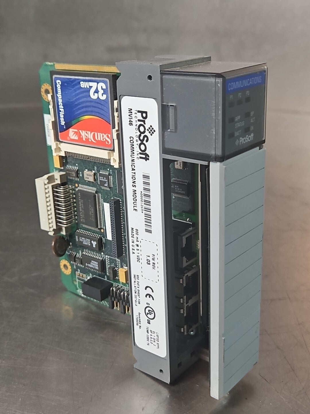 Allen-Bradley MVI46 - ADM Communications Module                         (BIN543)