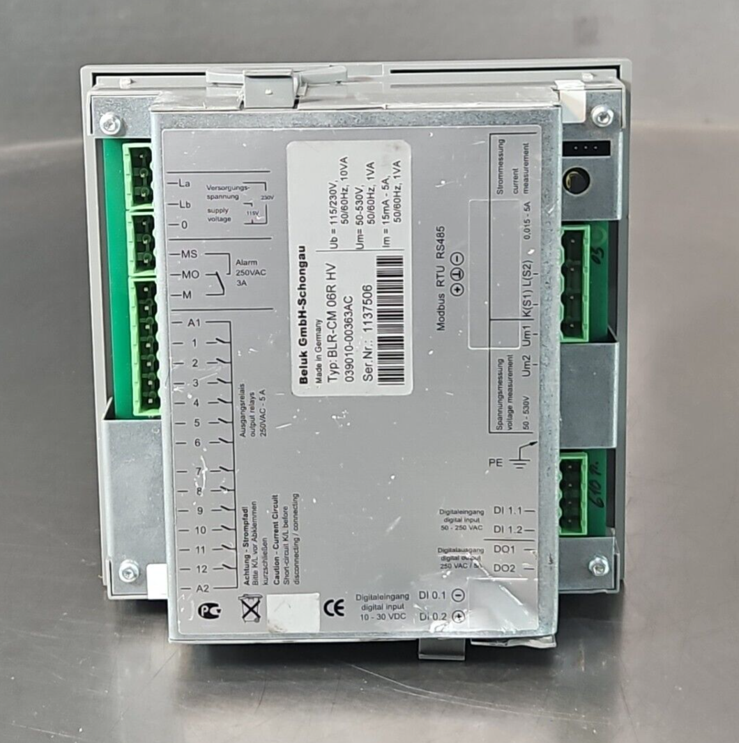 Eaton Cuttler Hammer BLR-CM06RHV  Power Factor Control Relay            (BIN631)