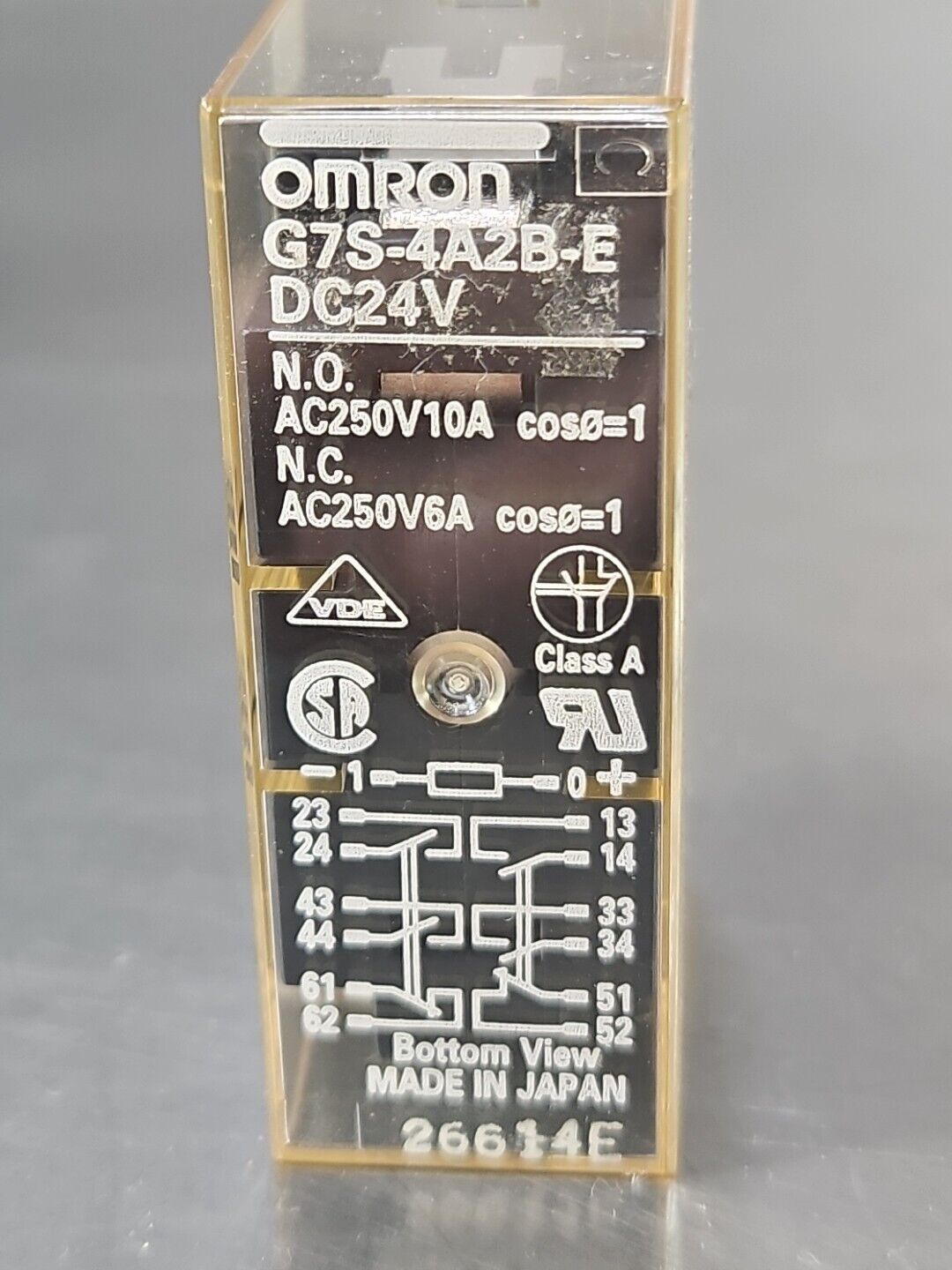 Omron G7S-4A2B-E DC24V Relay (LOT OF 3)                                   loc4C2