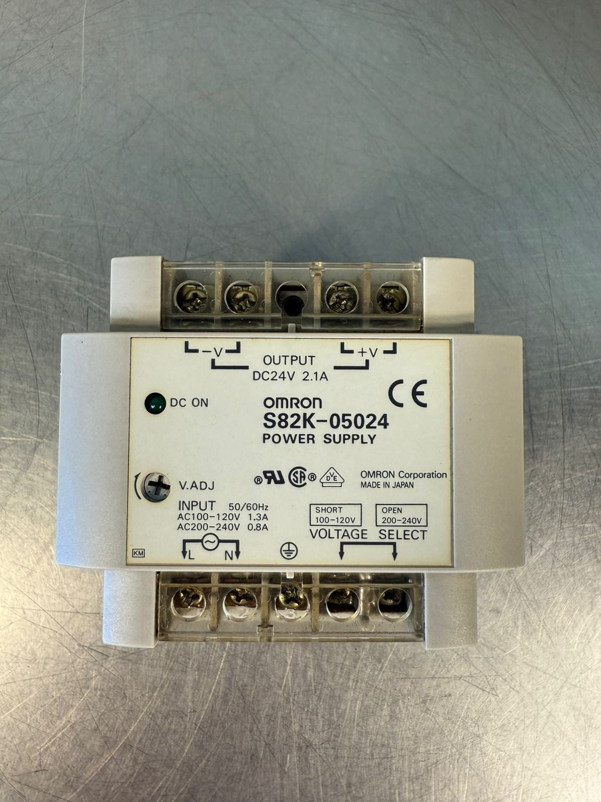 Omron S82K-05024 Power Supply out. DC24V 2.1A Inp.50/60Hz          (3.2.4)