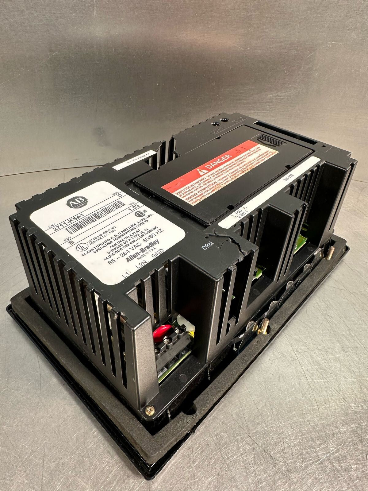 Allen Bradley 2711-K5A1 /C PanelView 550 5.5" Rev.B FRN 1.3 50/60Hz (5.5.5)