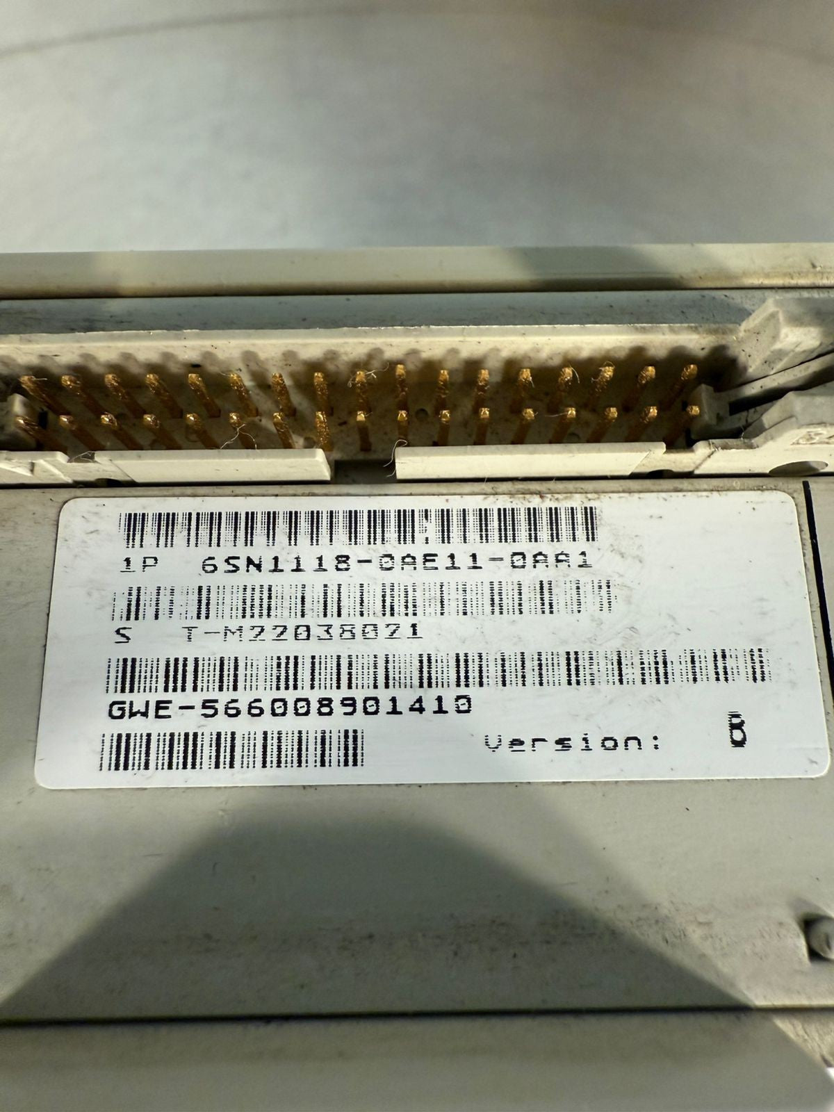Siemens 6SN1123-1AA00-0BA1 Ver.A / 6SN1118-0AE11-0AA1 Ver.B       (12.4.3)