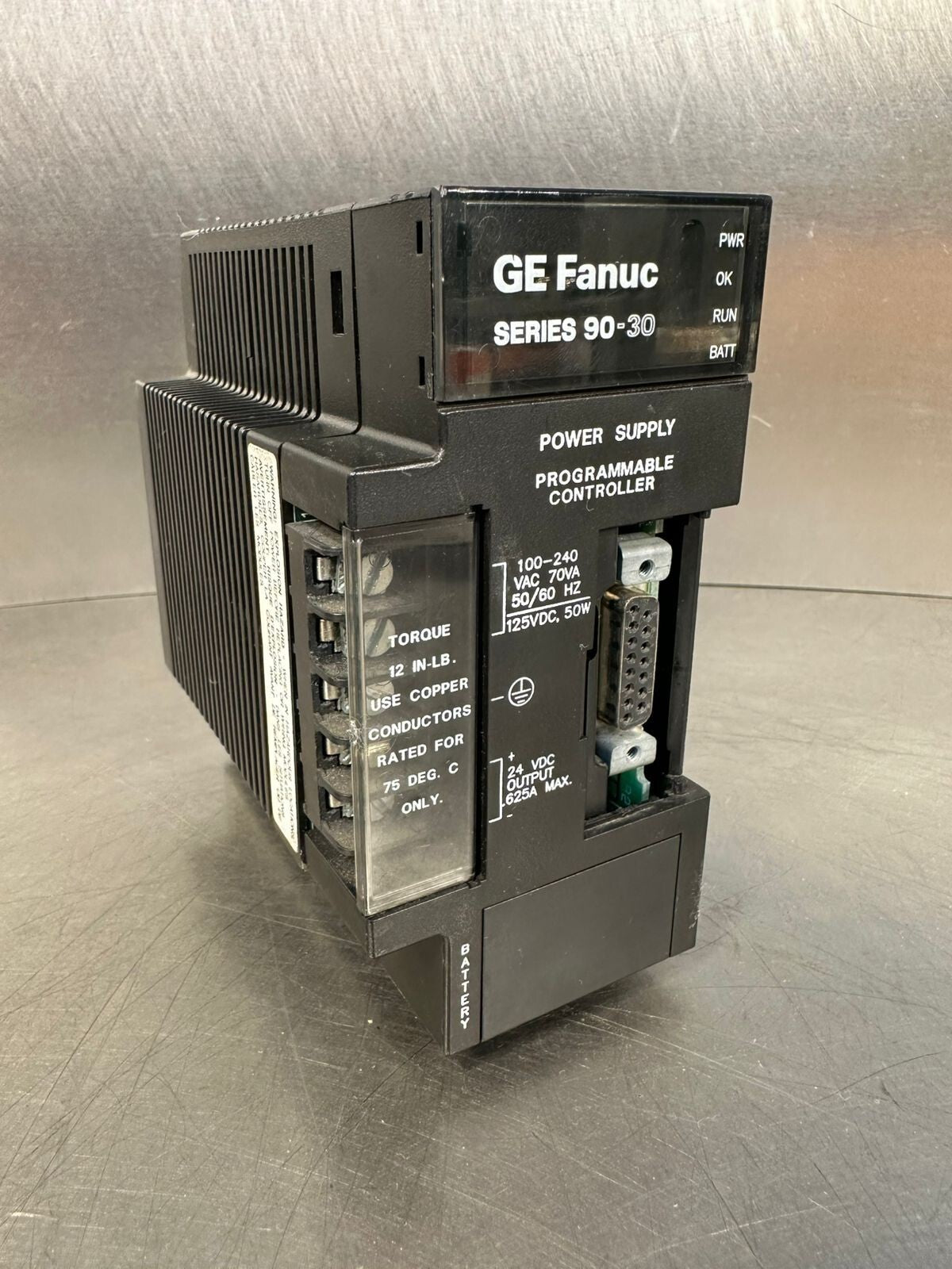 Ge Fanuc IC693PWR321P Power Supply Module 90-30 Series 120/240VAC  (5.3.3)