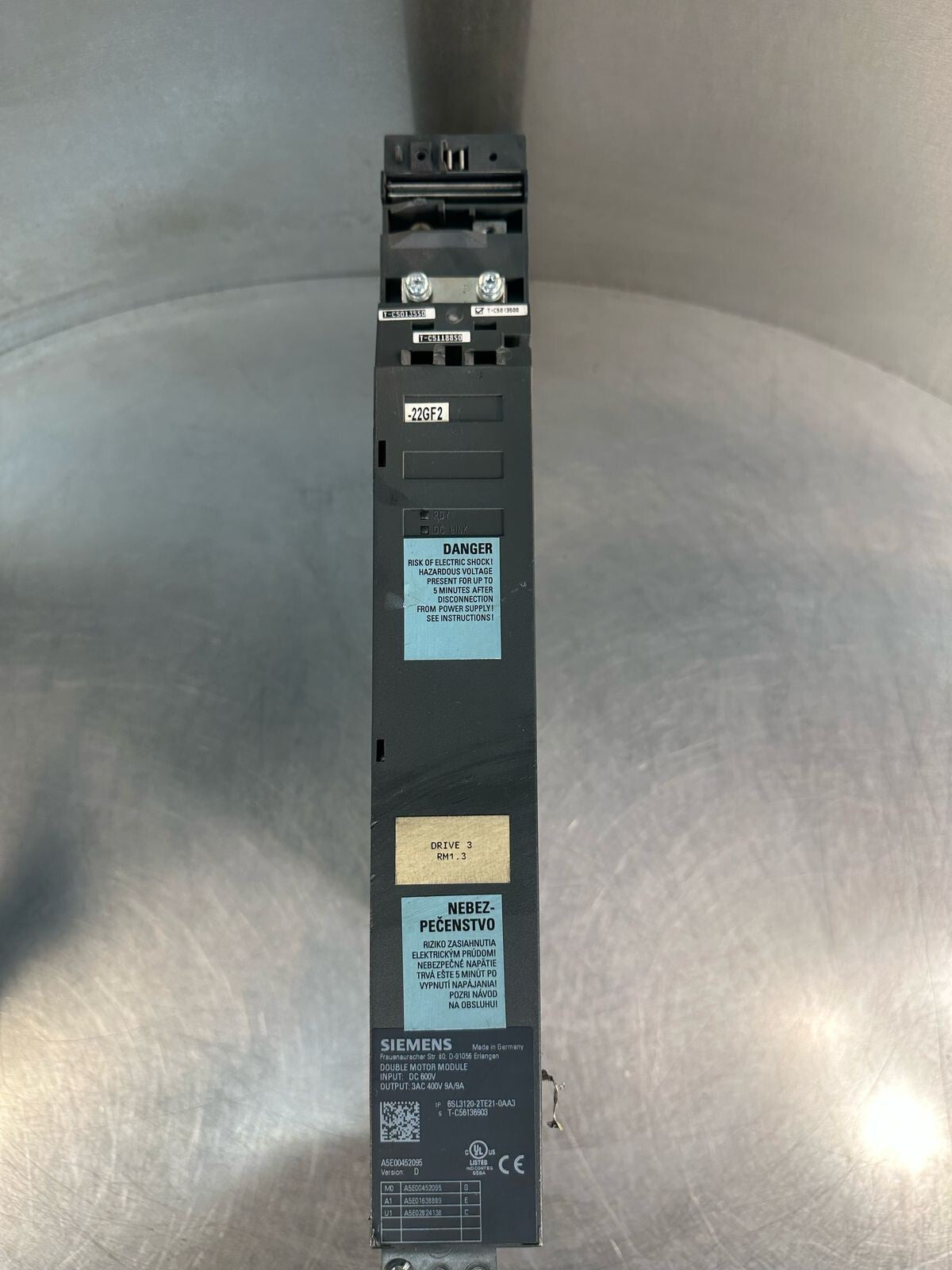 Siemens Double Motor Mod. 6SL3120-2TE21-0AA3       (8.4.6)