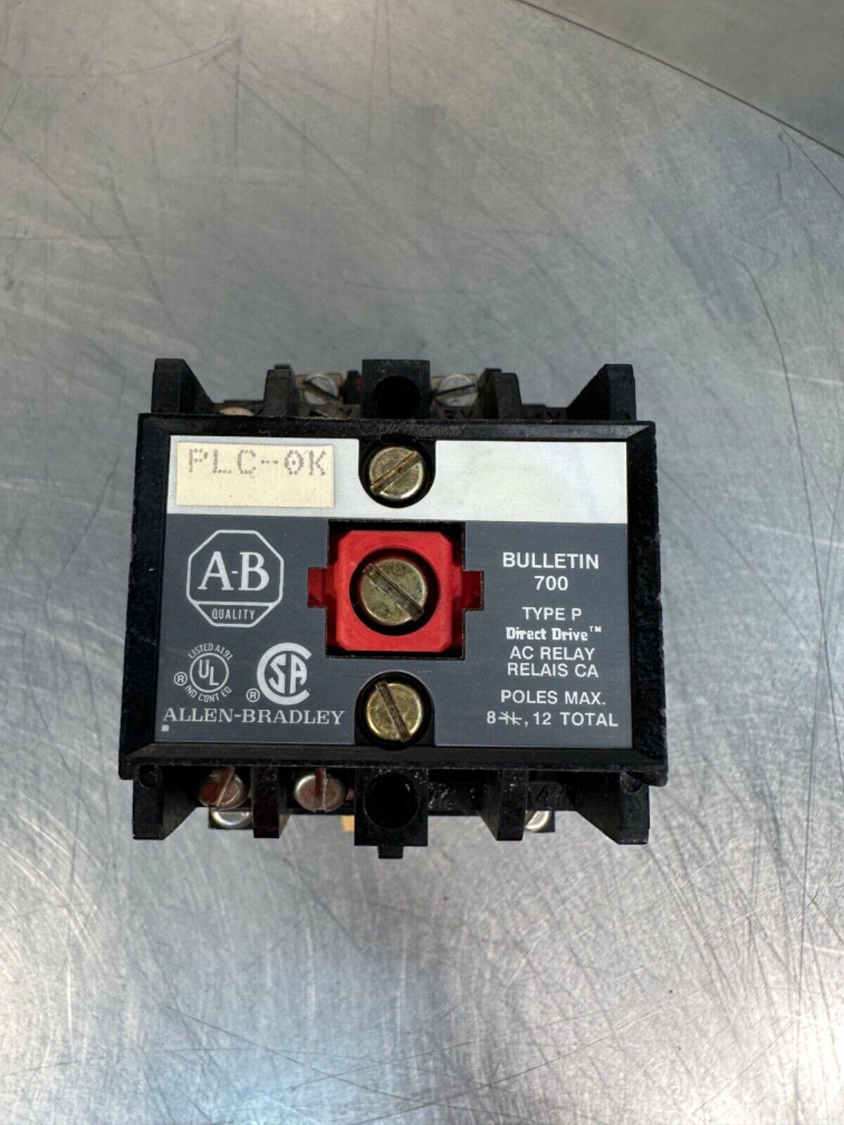Allen-Bradley 700-P000A1/B AC Power Relay.           (4B-30)