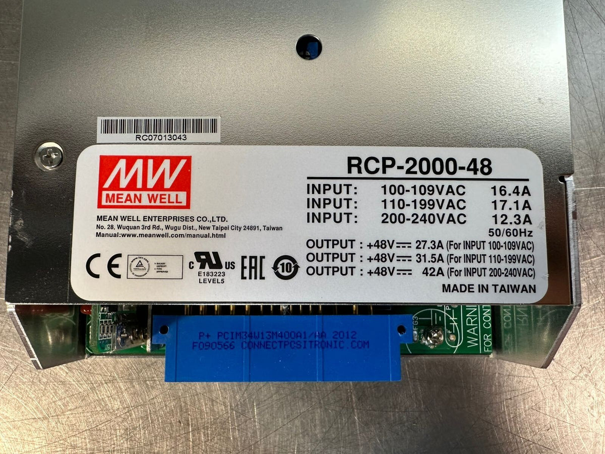Mean Well RCP-2000-48 Power Supply                                  (9.4.2)