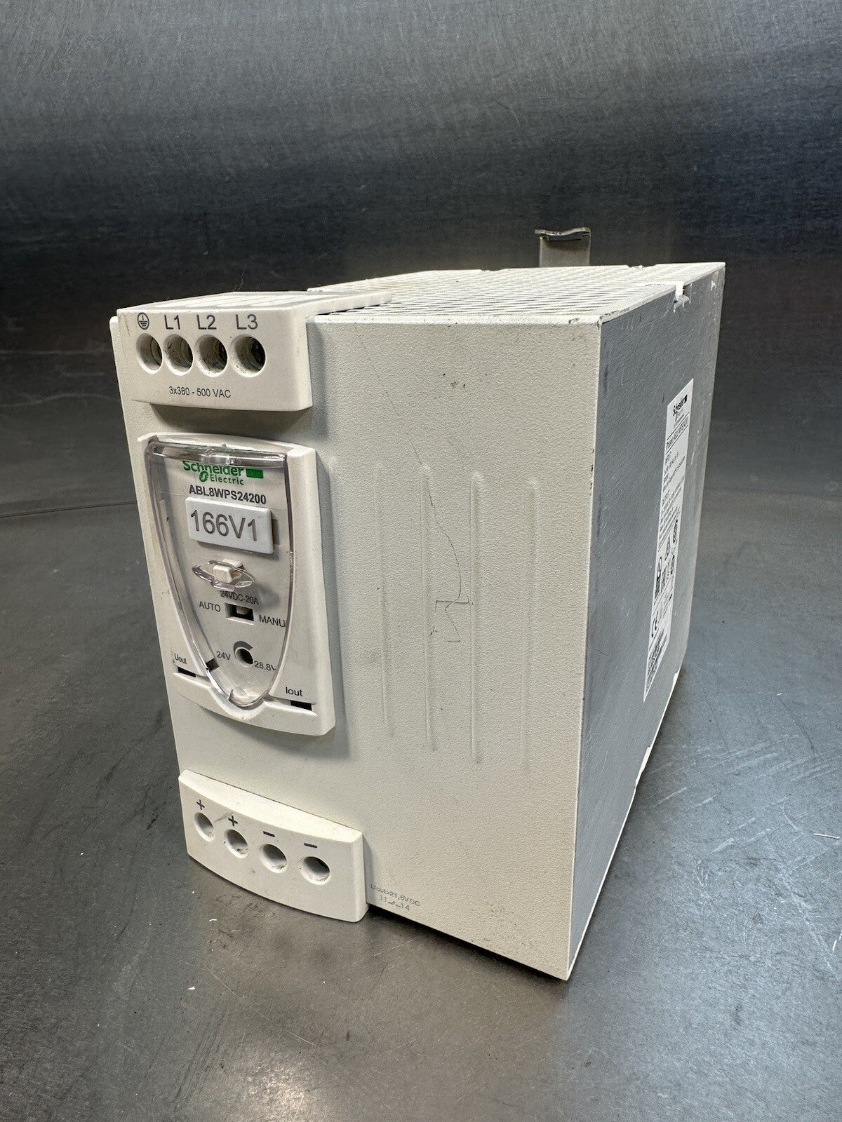 Schneider ABL8 WPS24200 Power Supply In 3x380VAC Out 24V/20A            (BIN445)