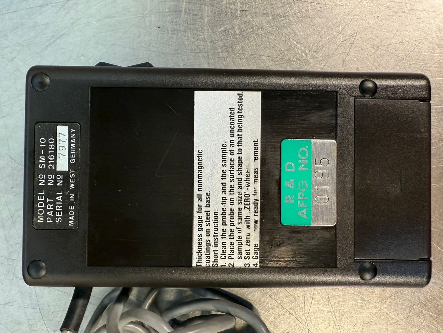 Magnaflux Coating Measurement  Sm-10  Pn 216180  (7.3.4)