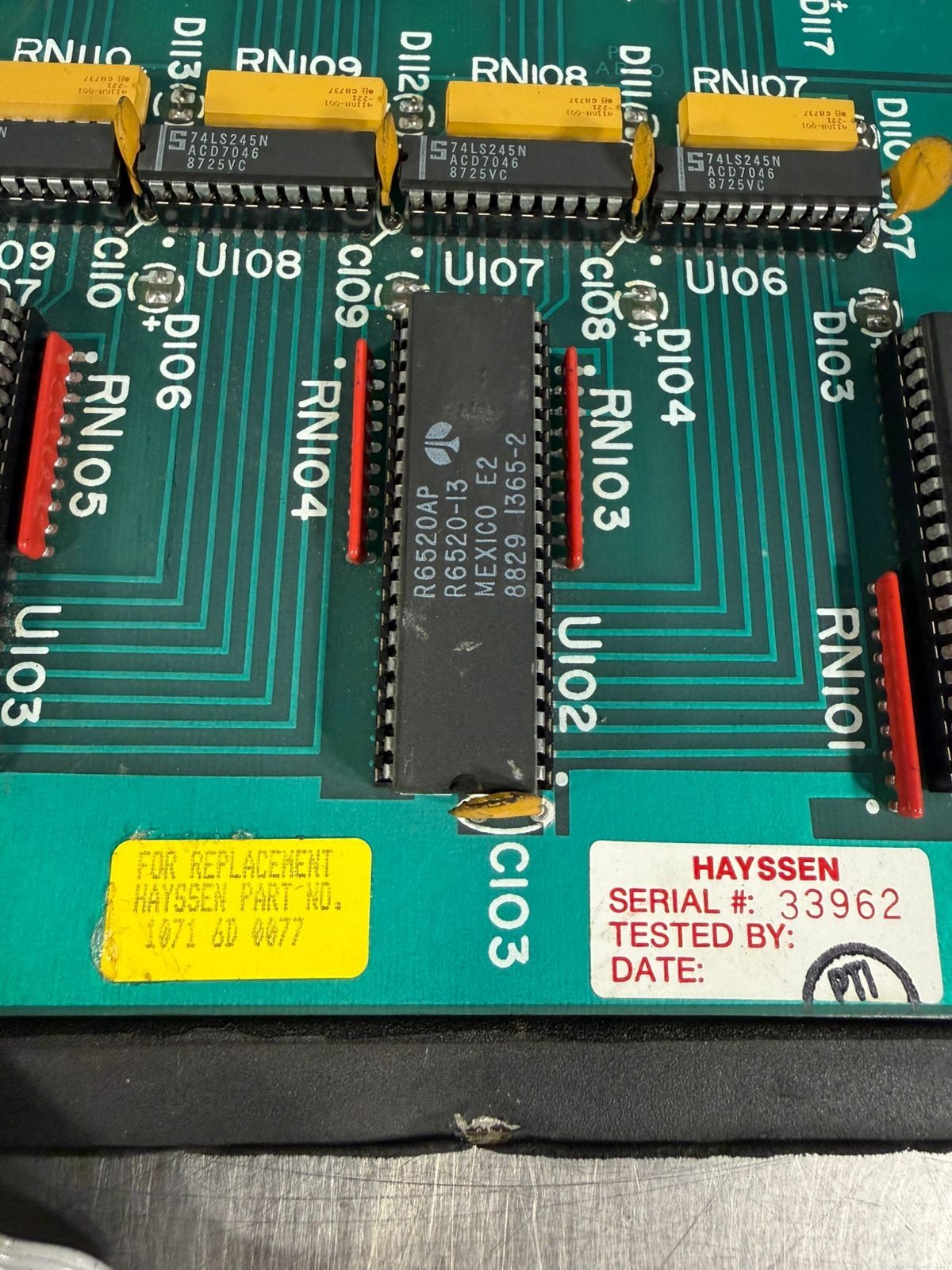 HAYSSEN 10716D0077 KEYBOARD DISPLAY INTERFACE Micro Logic     (5.6.5)