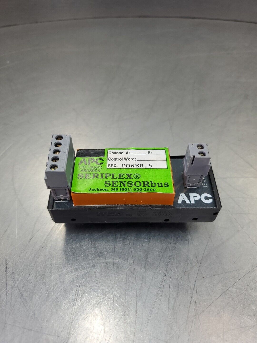 APC SPX-POWER.5 SERIPLEX SENSORbus Control Bus Module.                    4E-35