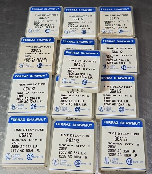 Ferraz Shawmut GGA1/2 Time Delay Fuse 250V  (LOT OF 64)                  loc4D26