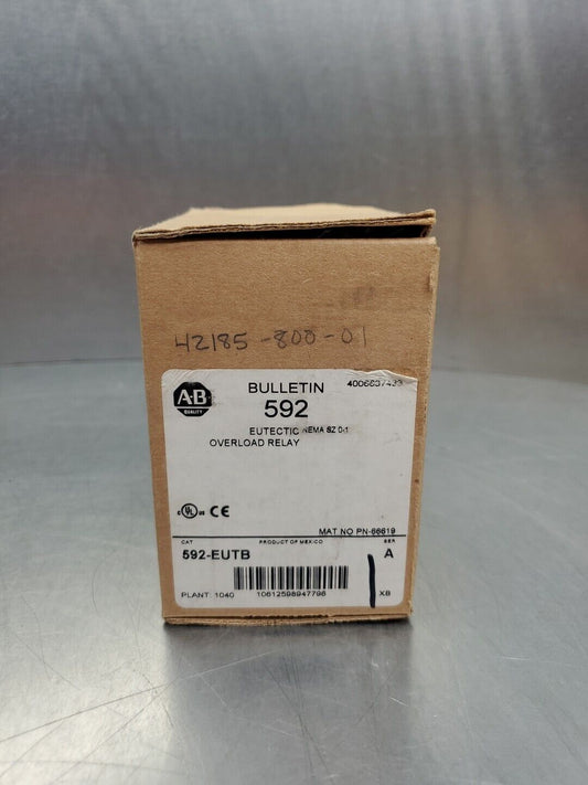 Allen-Bradley 592-EUTB Ser A EUTECTIC OVERLOAD RELAY, NEMA SZ 0-1.         4B-43