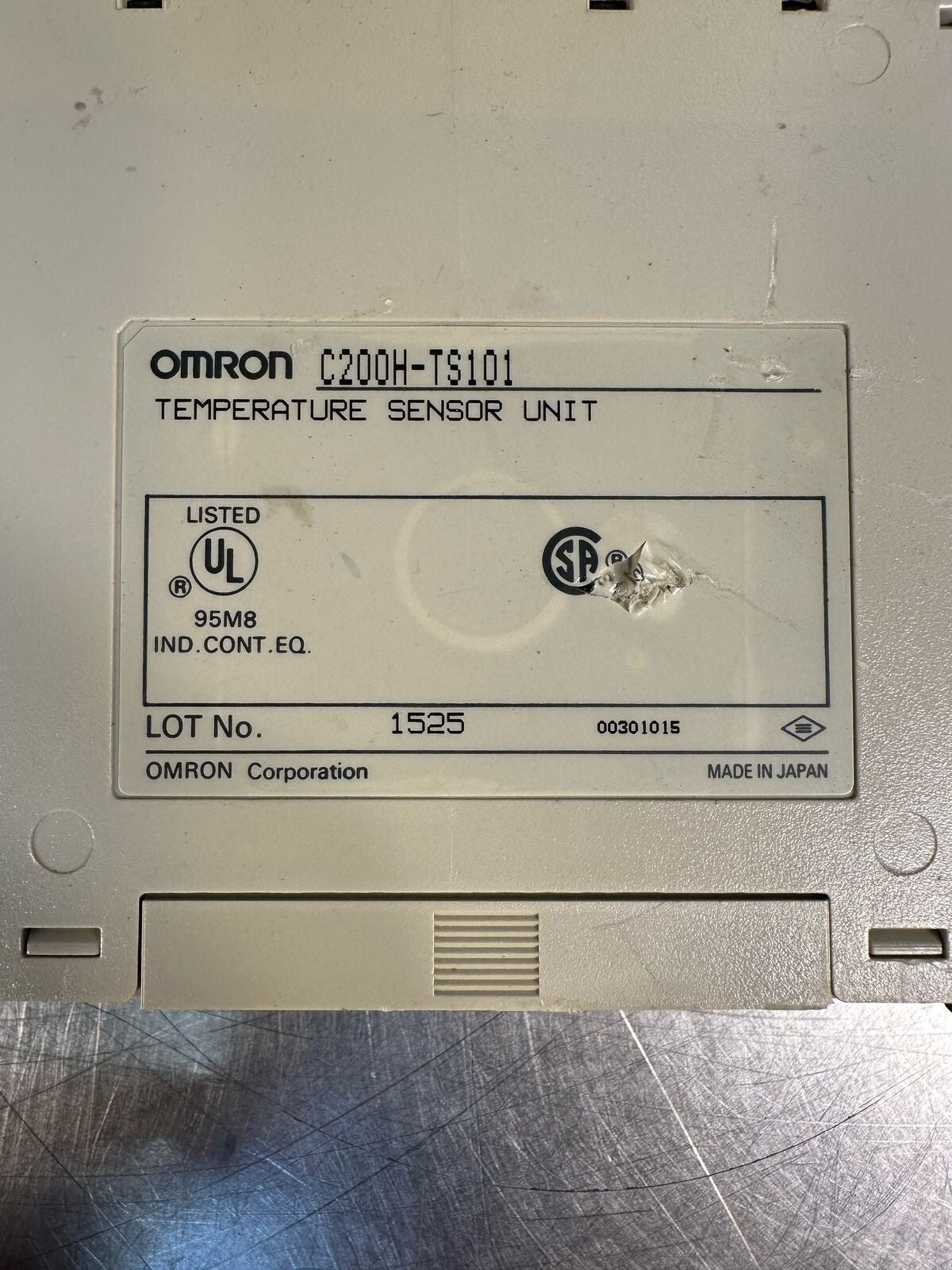 Omron C200H-TS101 Temperature Sensor Unit                 (6.4.5)
