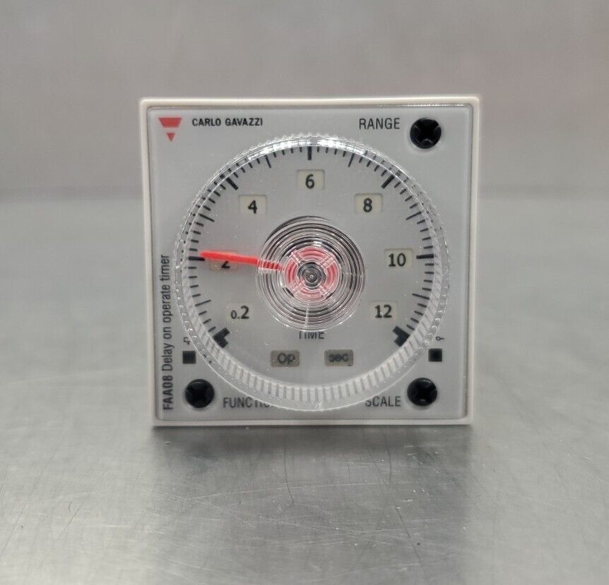 Carlo Gavazzi FAA08DW24 Multifunction Timer, 12-240VAC/DC. 5E-30 ...