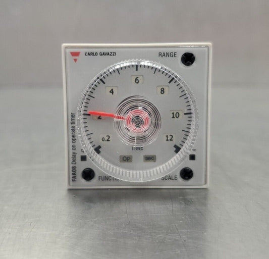 Carlo Gavazzi FAA08DW24 Multifunction Timer, 12-240VAC/DC.                 5E-30
