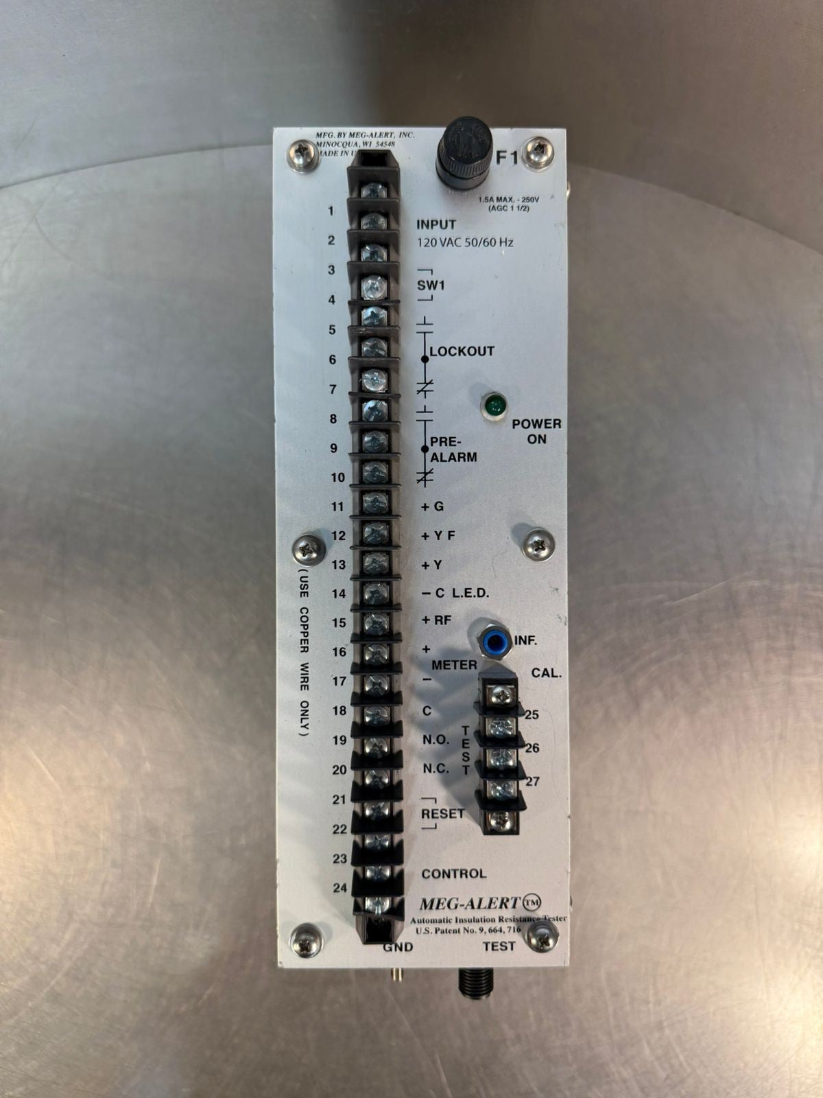 Meg-Alert Gp2500-MU-AS   Automatic Insulation Tester  (10.4.3)