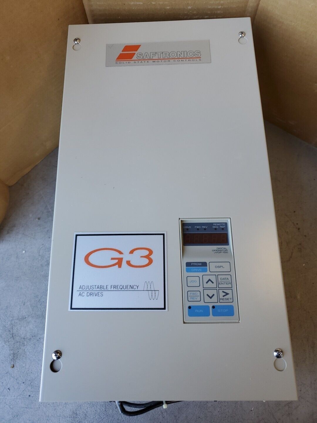 Saftronics 71616-G3U40111 G3 Adjustable Frequency AC Drive.                   1F
