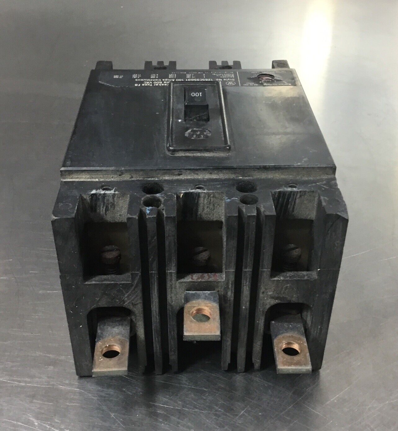 WESTINGHOUSE  1265-C95G01 / 1265C95G01  100A 3 Pole 600VAC       4D-42