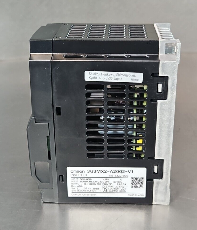 Omron 3G3MX2-A2002-V1 Motor Drive Multi-Function Compact Inverter (BIN4.4.5)