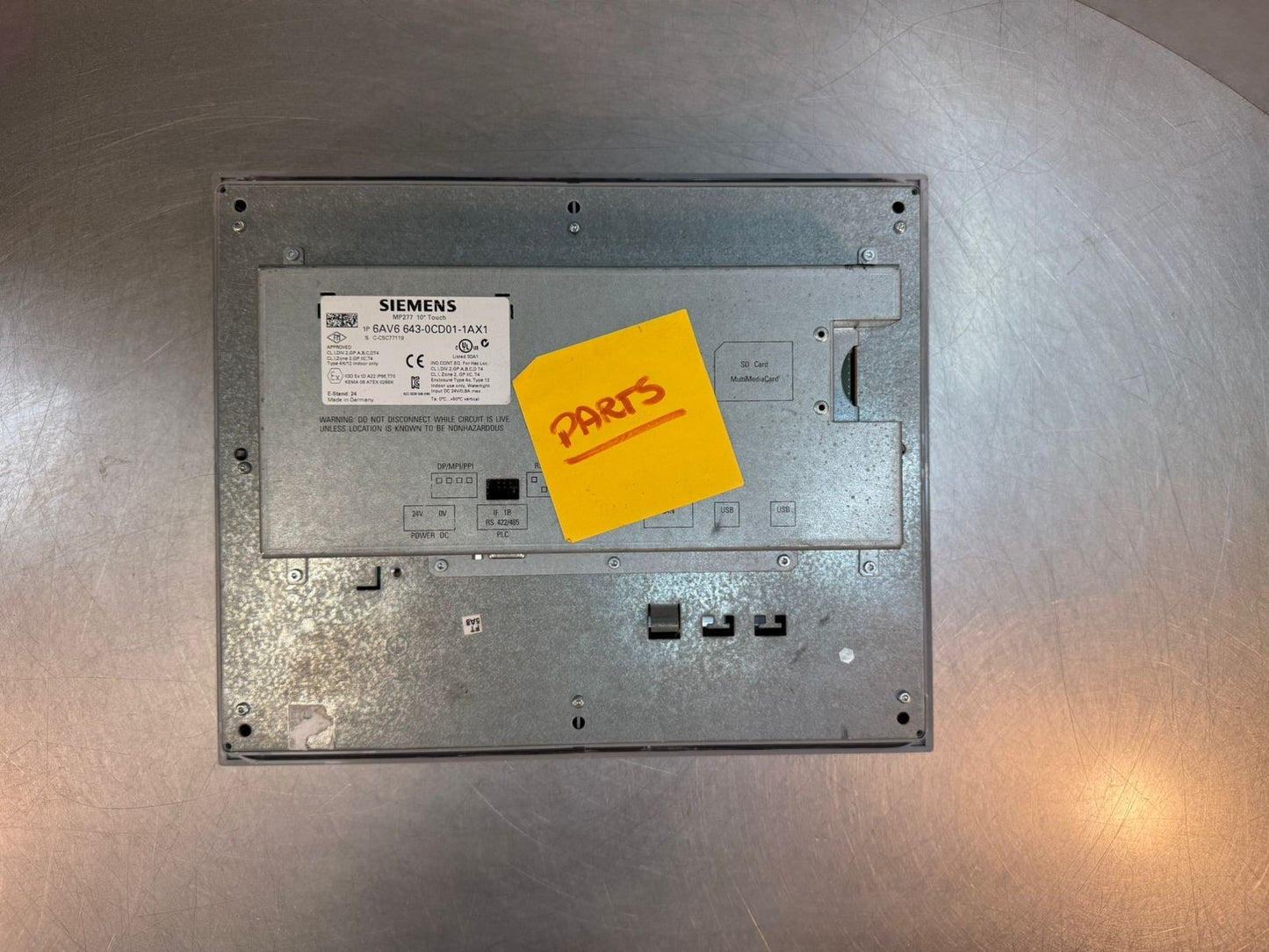 Siemens 6AV6643-0CD01-1AX1 HMI SCREEN 10”                          (8.6.5)