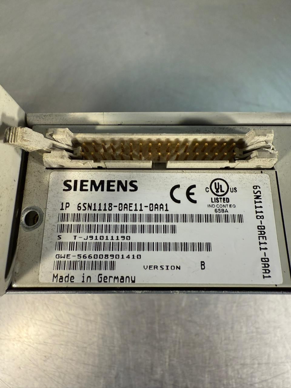 Siemens 6SN1123-1AA00-0CA2 Lt Modul int.50A / 6SN1118-0AE11-0AA1 (12.5.2)
