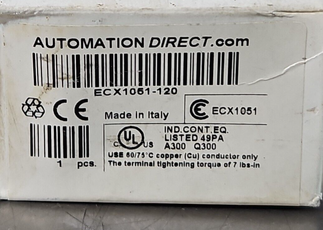 AUTOMATION DIRECT ECX1051-120 Indicator light                            loc4C20