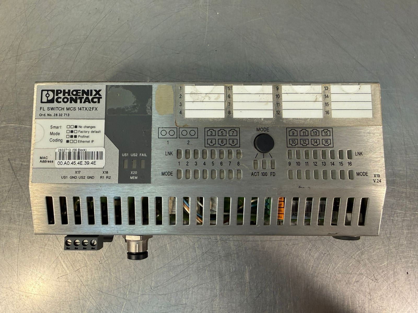 Phoenix Contact FL Switch MCS 14TX/2FX Ethernet IP                 (1.2.4)