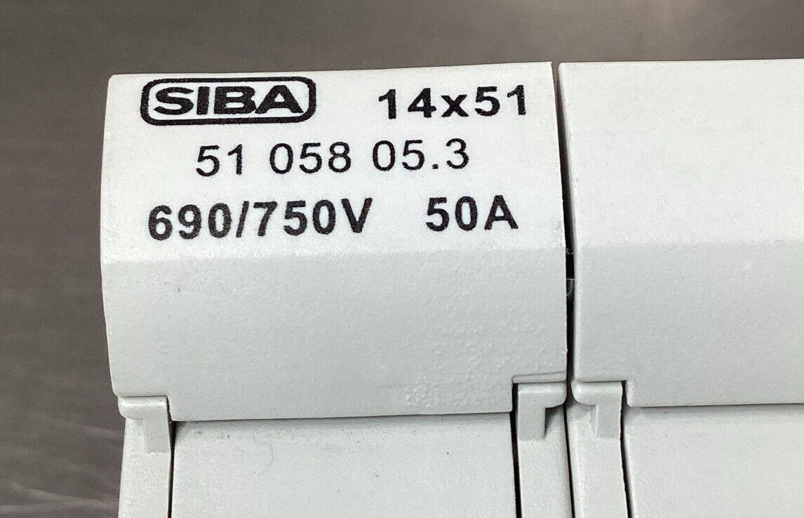 SIBA  51-058 05.3  50 AMP FUSE HOLDER 690/750V       4C-28