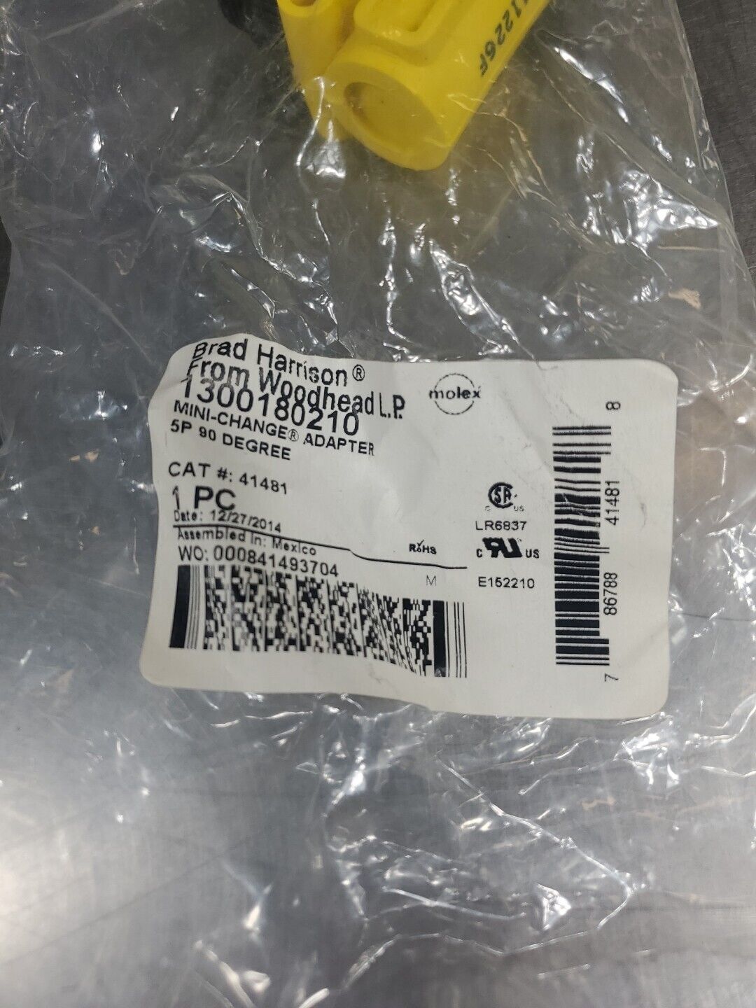 Brad Harrison 1300180210 Mini-Change 90 Degree Adapter.                    5D-29