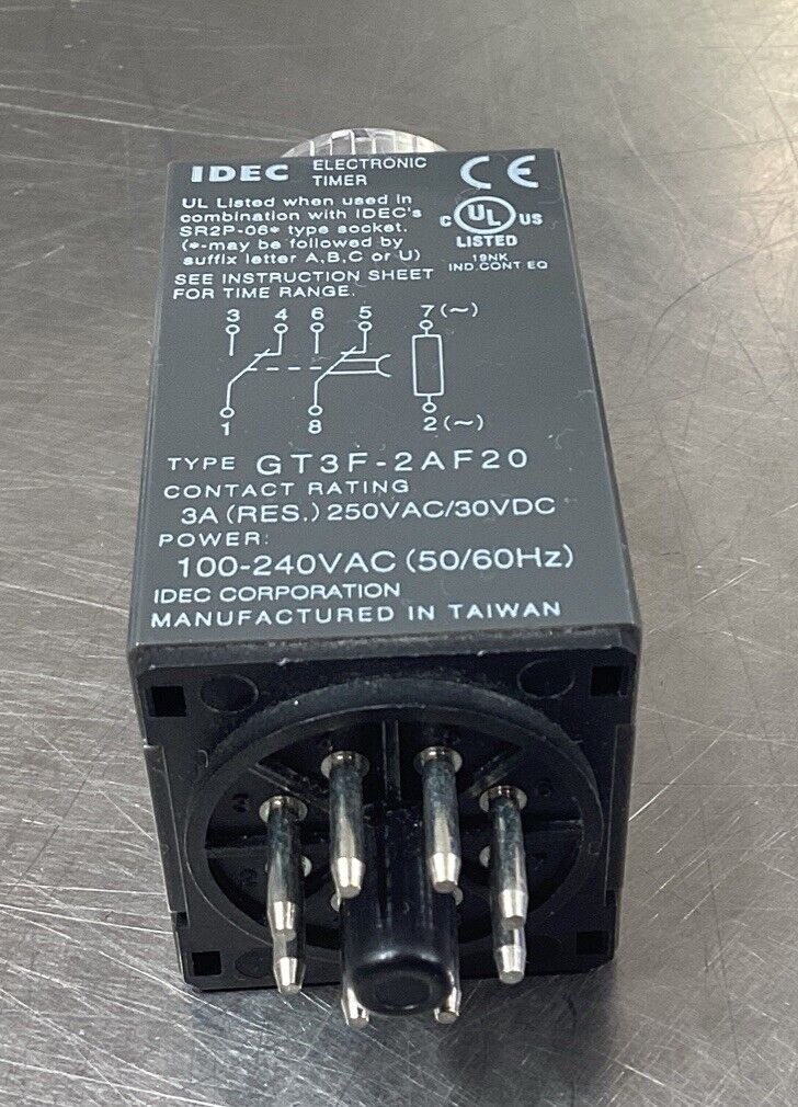 IDEC GT3F-2AF20 Electronic Timer 100-240VAC       5D-15