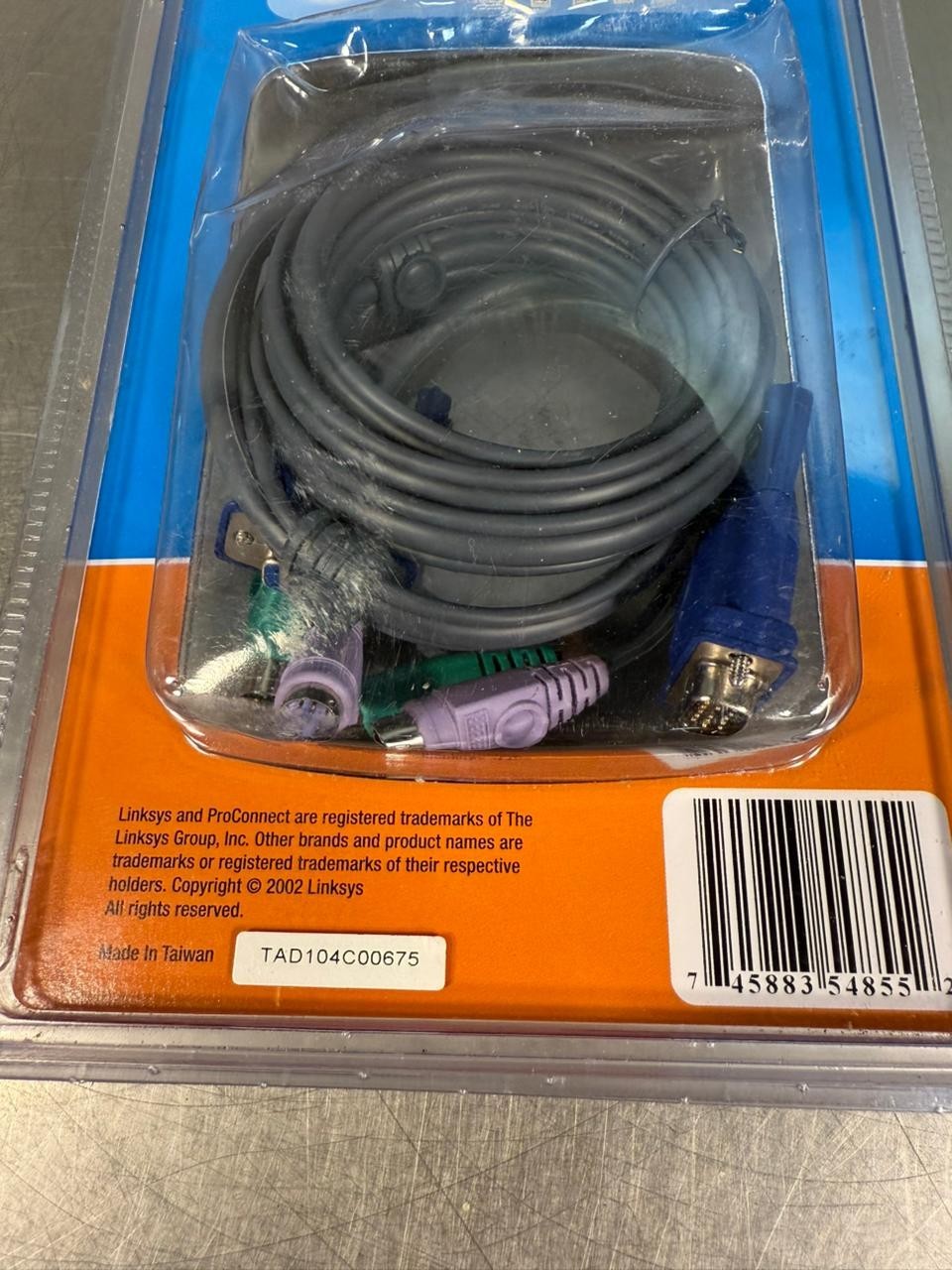 Linksys ProConnect KVM Switch PS/2 Cable Kit Model SVPS06 NEW      (7.2.2)