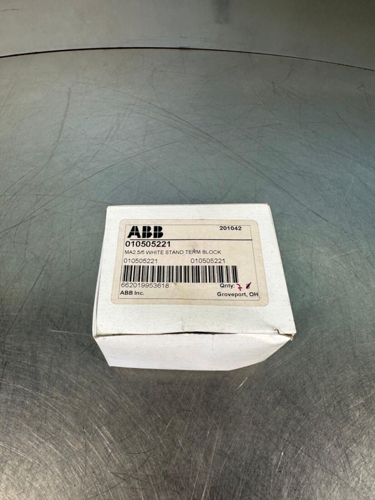 Abb Entrelec MA2.5/5 010505221 662019953618  Peach Wire Terminal(4c-37)