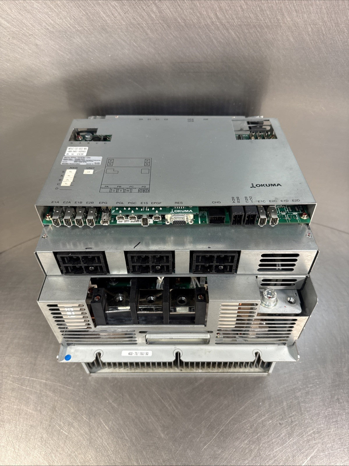 Okuma MDUC-30-482-MA Servo Drive /Inverter Unit SCCR 50Ka RMS Sym (9.6.1)