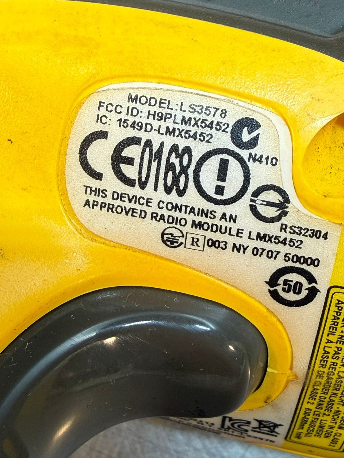 Motorola LS3578 Barcode Scanner       LS3578FZ20005WR              (5.4.3)