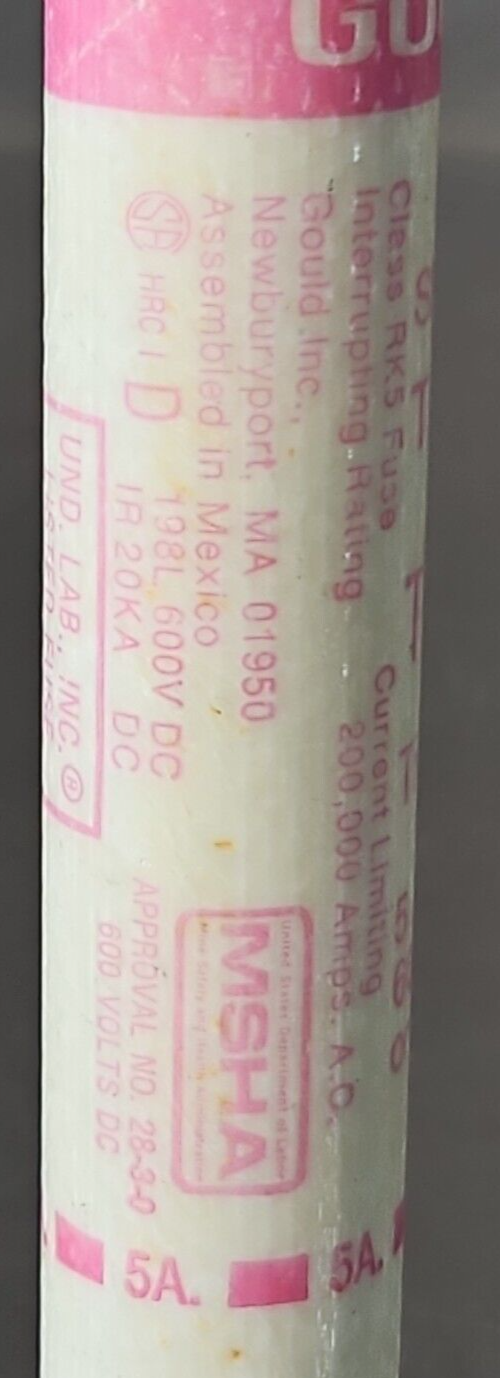 Gould shawmut TRS5R Time delay fuse                                Loc4E18