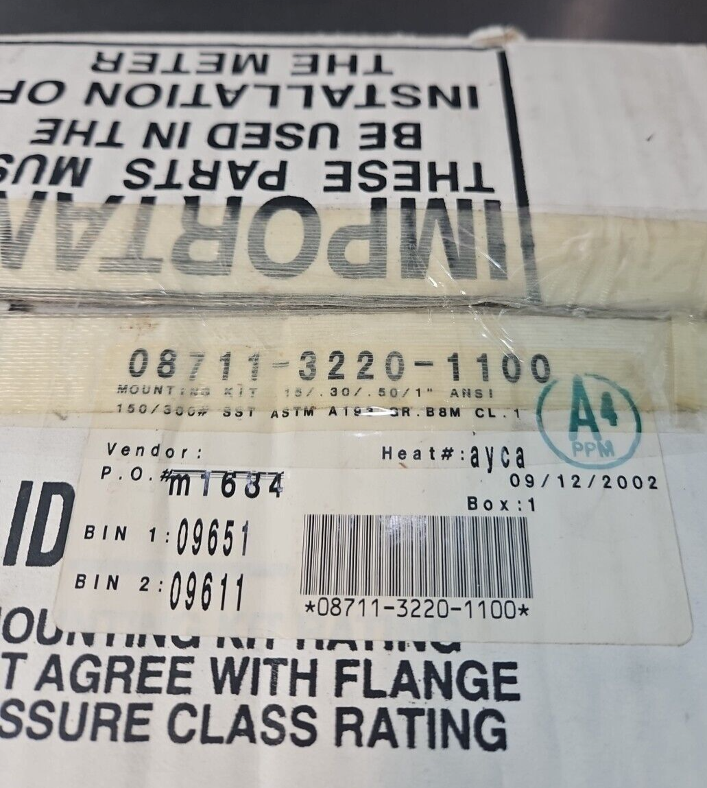 Rosemount 08711-3220-1100 Flowmeter Mounting Kit                         loc5D22